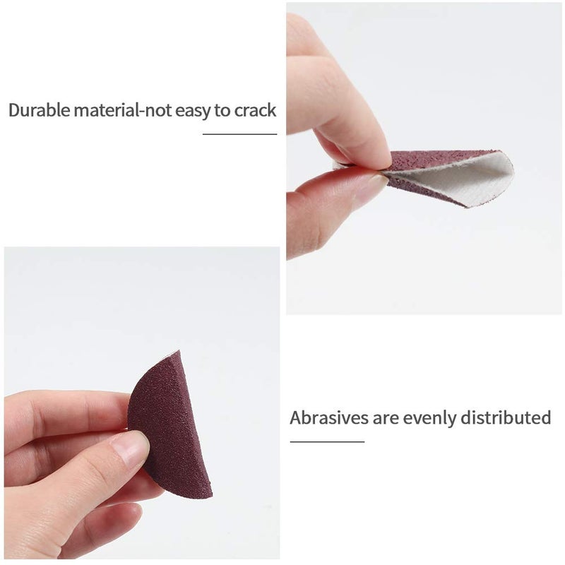 SPEEDWOX 100pc 2 inch Sanding Discs Hook and Loop Sandpaper 150 Grit Sander Disc Sanding for Sanders Drill Grinder Rotary Tools Attachment Woodworking Wood Auto, No Hole - Image 3